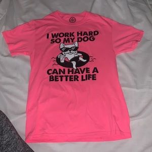 Funny neon pink tee-shirt